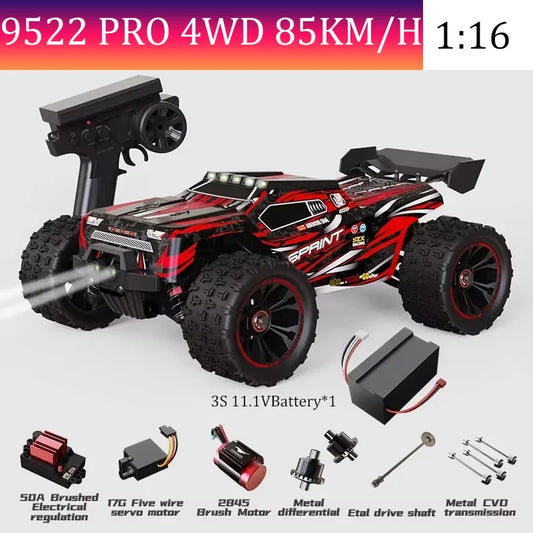 9522PRO High Speed RC Monster Truck 85kmh Brushless 4WD Off Road Car UK