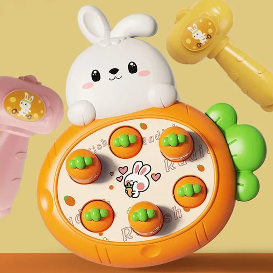 Cartoon Animal Hammering Game Whack a Mole Toy for Toddlers UK