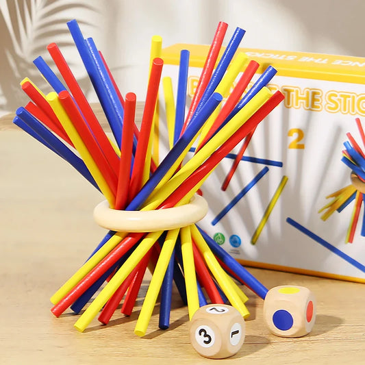 1Parent-Child Wooden Stick Battle Puzzle Game Strategy Toy UK