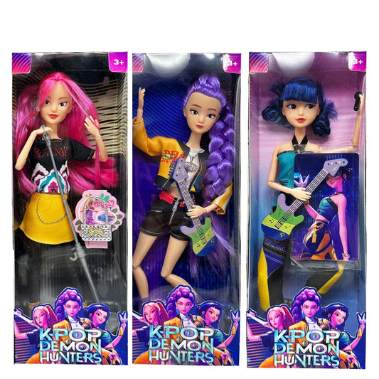 2025 NEW Anime KPop Demon Hunters Doll Vinyl Toy Rumi Mira zoi Character vinyl mask figurine Birthday Gift Fan Club Gifts - Toyway