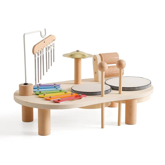 Wooden Montessori Educational Xylophone Music Table Toy for Babies UK