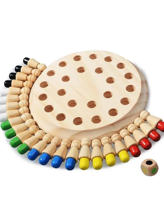 Wooden Memory Match Stick Chess Game for Kids and Family UK