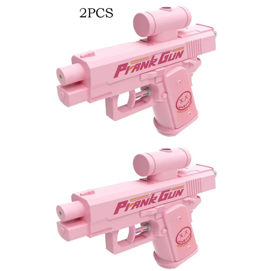 2-Way Prank Squirt Gun Reverse Splash Water Toy for Summer Outdoor Fun UK
