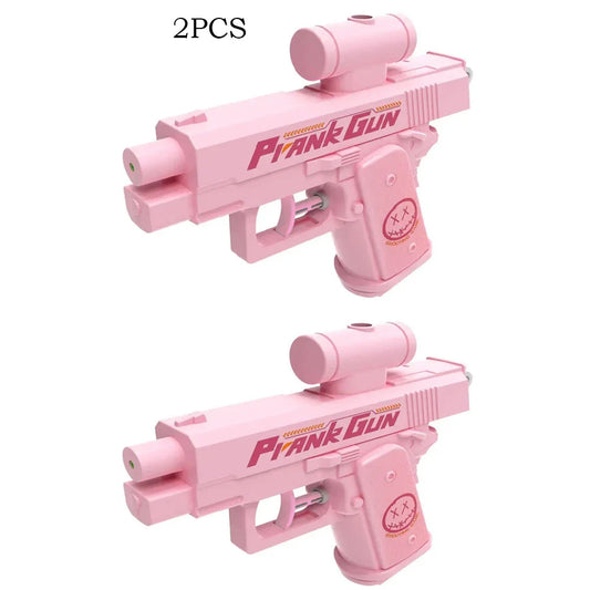 2-Way Prank Squirt Gun Reverse Splash Water Toy for Summer Outdoor Fun UK