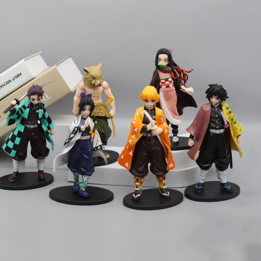 Demon Slayer Kimetsu no Yaiba Action Figure Tanjiro and Nezuko PVC Model Toy UK