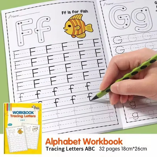 Alphabet Handwriting Practice and Colouring Book for Kids UK