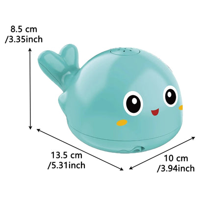Automatic Induction Octopus and Whale Spray Bath Toy with LED Lights UK