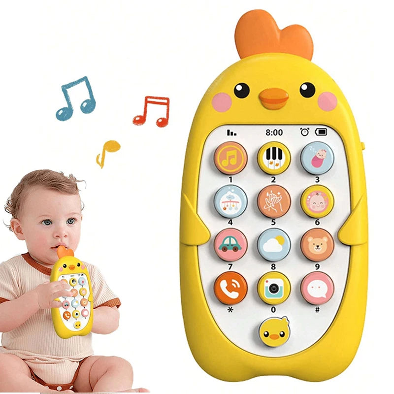 Baby Musical Mobile Phone Toy with Lights and Sounds Educational Gadget UK