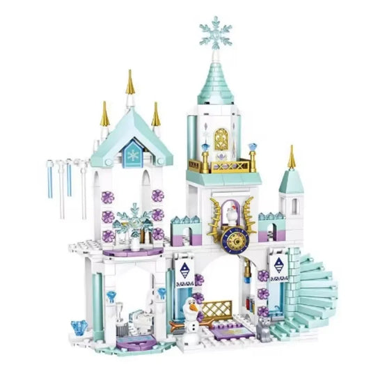 Disney Frozen Princess Snow Castle Building Block Set Ice Palace UK