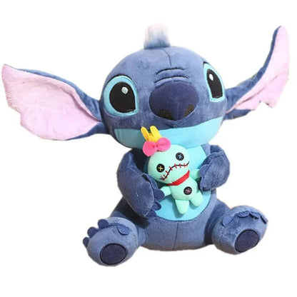 Disney Lilo and Stitch Blue and Pink Angel Plush Stuffed Toys 25cm UK