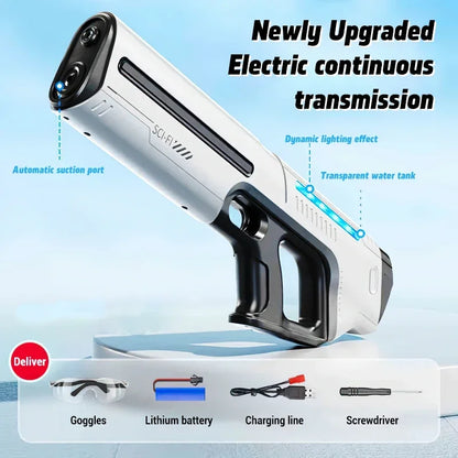 Electric Automatic Water Gun Toy with Self Refilling Function UK