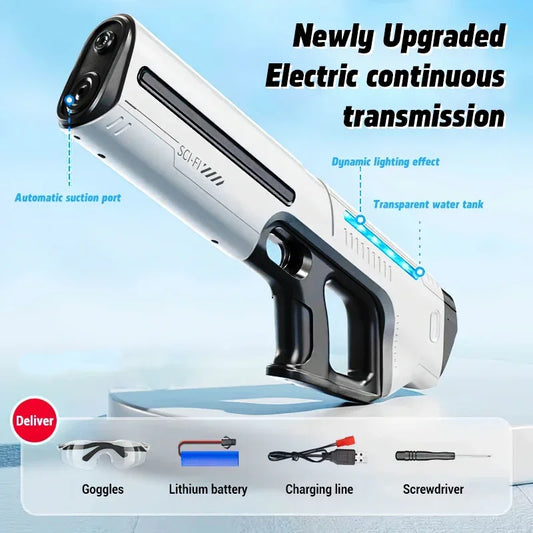 Electric Automatic Water Gun Toy with Self Refilling Function UK
