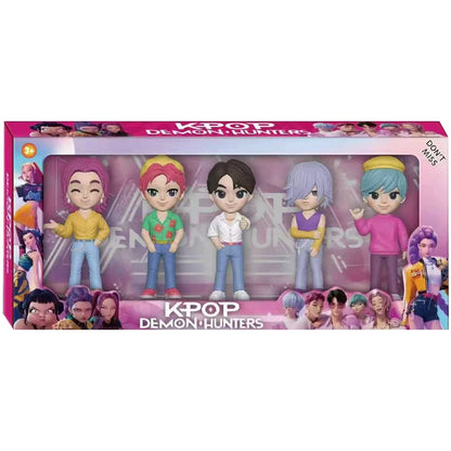 K-Pop Demon Hunters Anime Vinyl Figure Gaming Desk Decoration UK