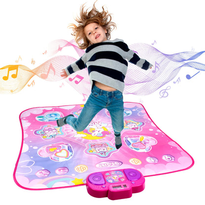 Kids Electronic LED Dance Mat Double Player Floor Game with Music UK