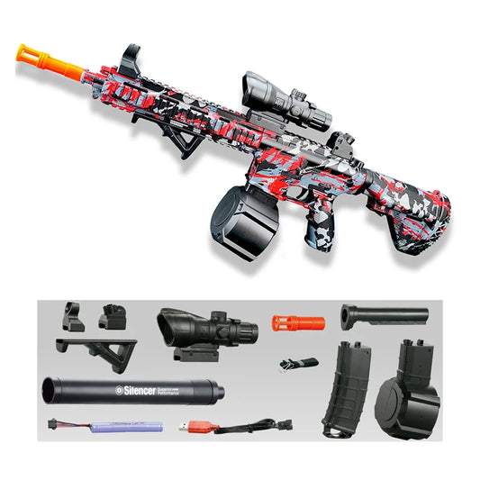M416 Electric Gel Blaster Toy Gun with Sound Effects UK
