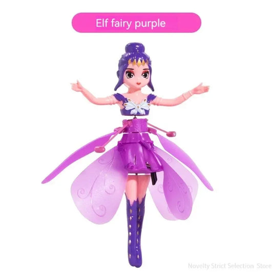 Magic Flying Fairy Doll Induction Hover Toy with Lights
