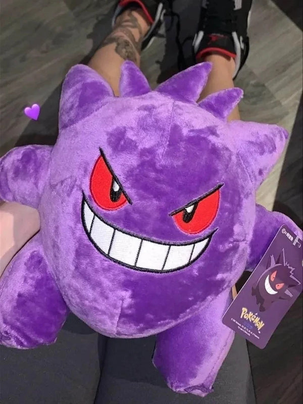 Purple Gengar Pokemon Plush Toy Soft Ghost Stuffed Animal for Kids and Anime Collectors UK