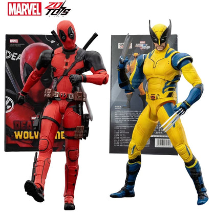 Deadpool and Wolverine Action Figures ZD Toys 18cm Movie Edition Collectible Model UK