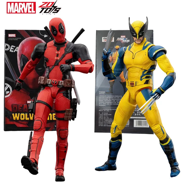 Deadpool and Wolverine Action Figures ZD Toys 18cm Movie Edition Collectible Model UK