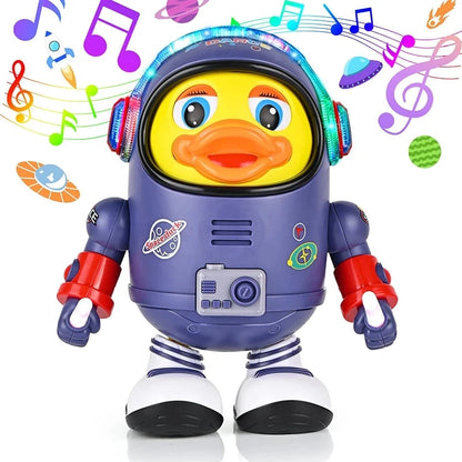 Musical Space Duck Robot Dancing Toy with Lights and Sounds for Kids UK