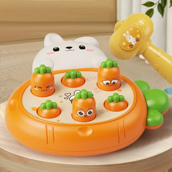 Cartoon Animal Hammering Game Whack a Mole Toy for Toddlers UK