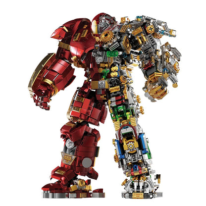 Iron Heroes Mech Building Blocks 2700 Piece Buster Action Figure with Light for Collectors UK