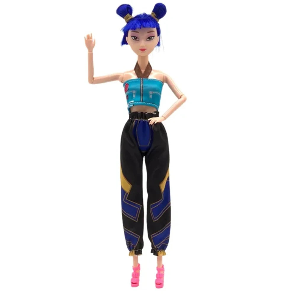 2025 NEW Anime KPop Demon Hunters Doll Vinyl Toy Rumi Mira zoi Character vinyl mask figurine Birthday Gift Fan Club Gifts - Toyway