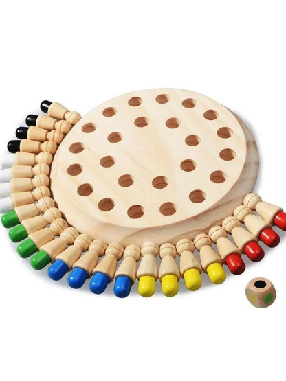 Wooden Memory Match Stick Chess Game for Kids and Family UK