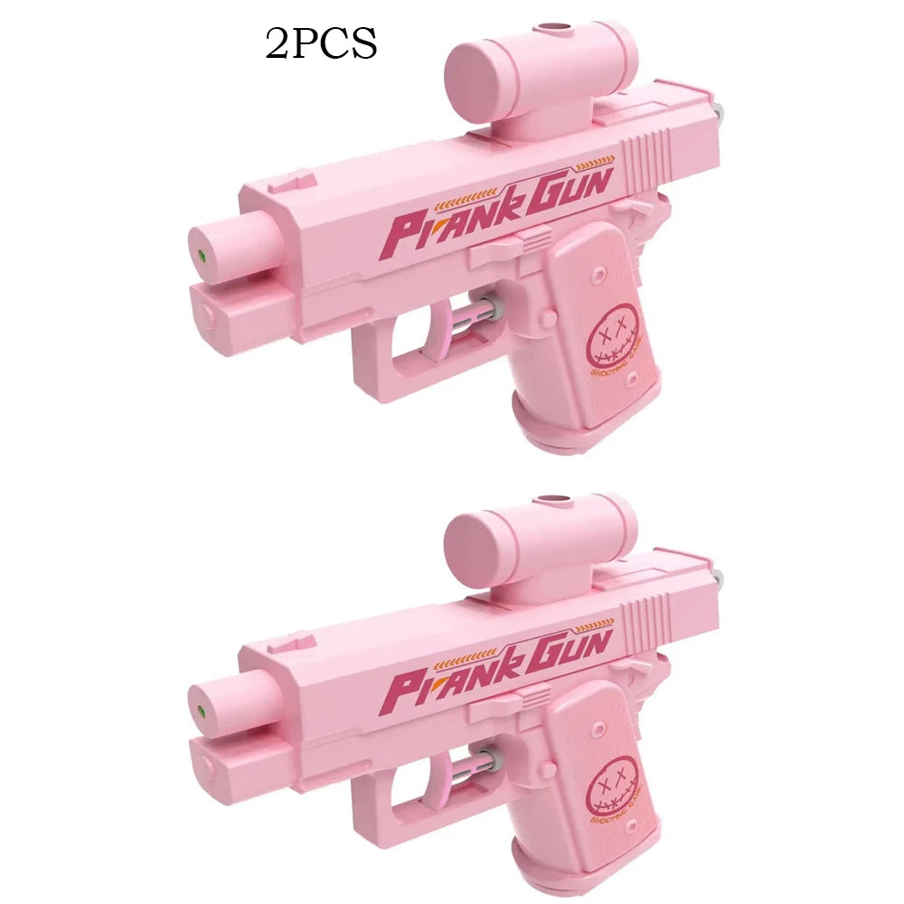 2-Way Prank Squirt Gun Reverse Splash Water Toy for Summer Outdoor Fun UK