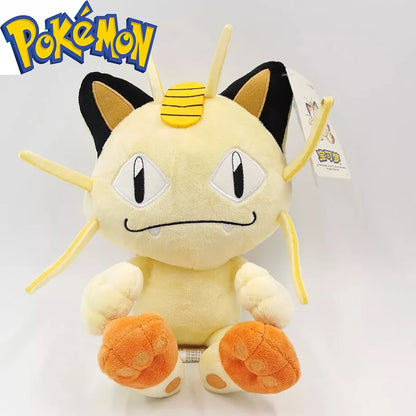 Meowth Pokemon Plush Toy 25cm Soft Anime Stuffed Animal for Kids and Team Rocket Fans UK
