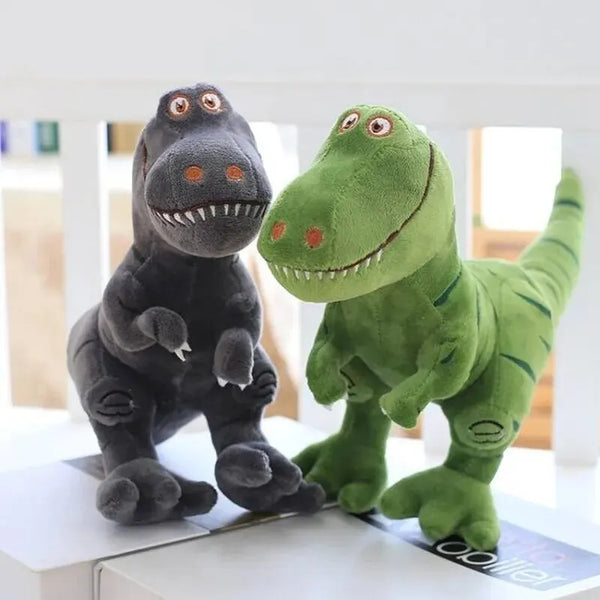 "Cute Green 40cm T-Rex Dinosaur Soft Toy Plushie for Kids Bedroom UK"