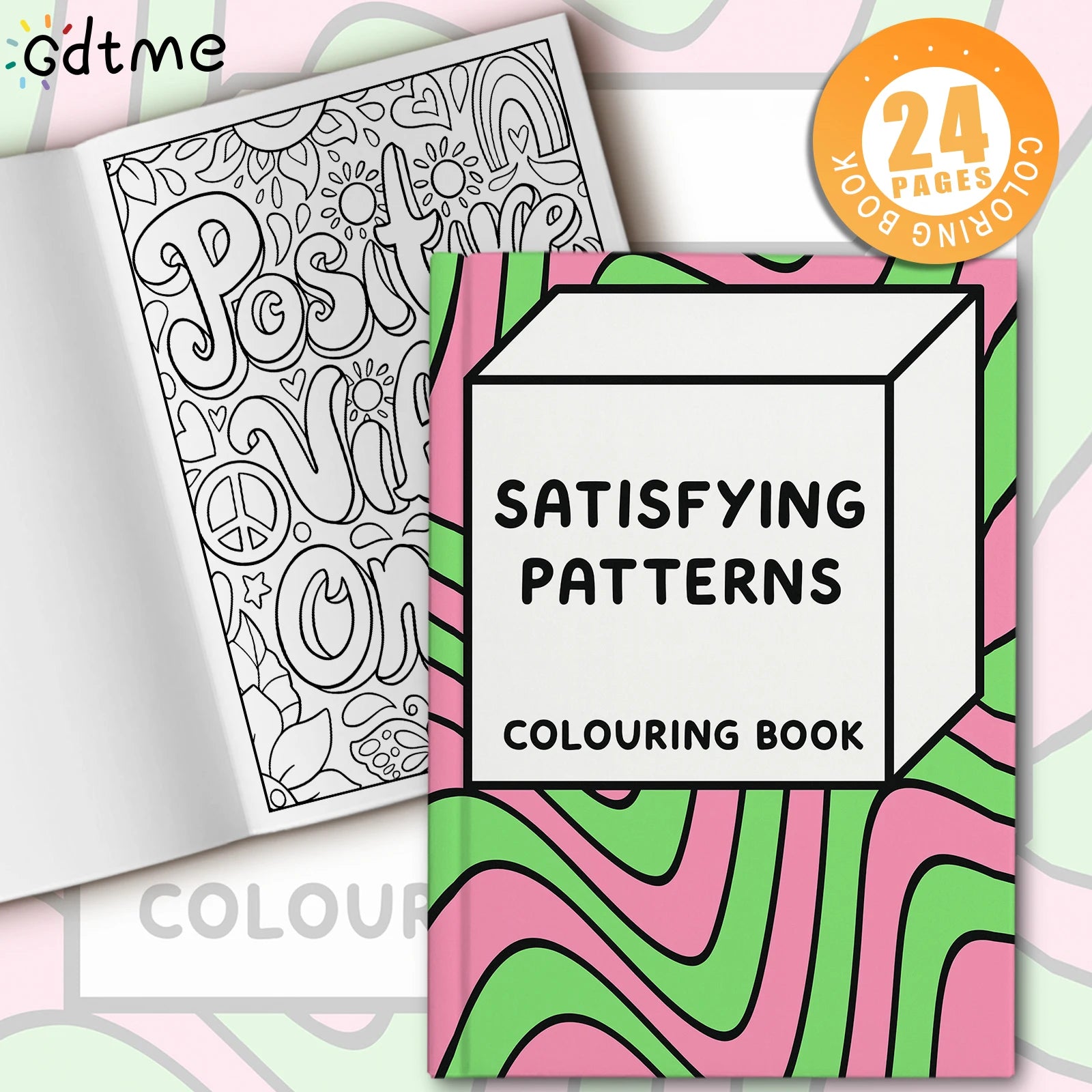 Satisfying Patterns Anti-Anxiety Colouring Book for Adults UK