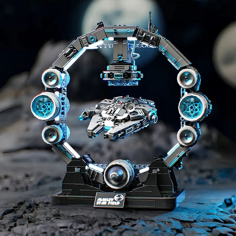 Falcon Spaceship Building Blocks Model Kit DIY Star Plan Construction Toy for Kids and Adults UK