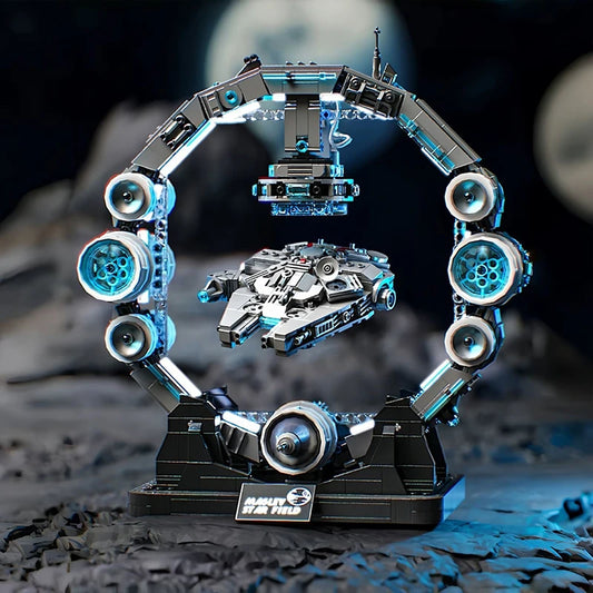 Falcon Spaceship Building Blocks Model Kit DIY Star Plan Construction Toy for Kids and Adults UK