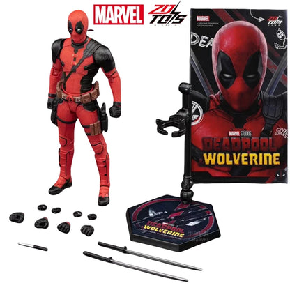 Deadpool and Wolverine Action Figures ZD Toys 18cm Movie Edition Collectible Model UK