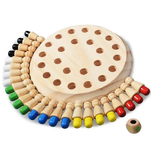 Wooden Memory Match Stick Chess Game for Kids and Family UK